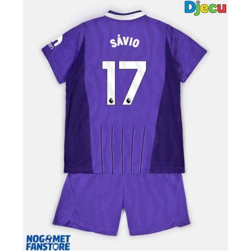 Tottenham Hotspur Savio #17 Rezervni Dres za djecu 2026-27 Kratak Rukav (+ Kratke hlače)